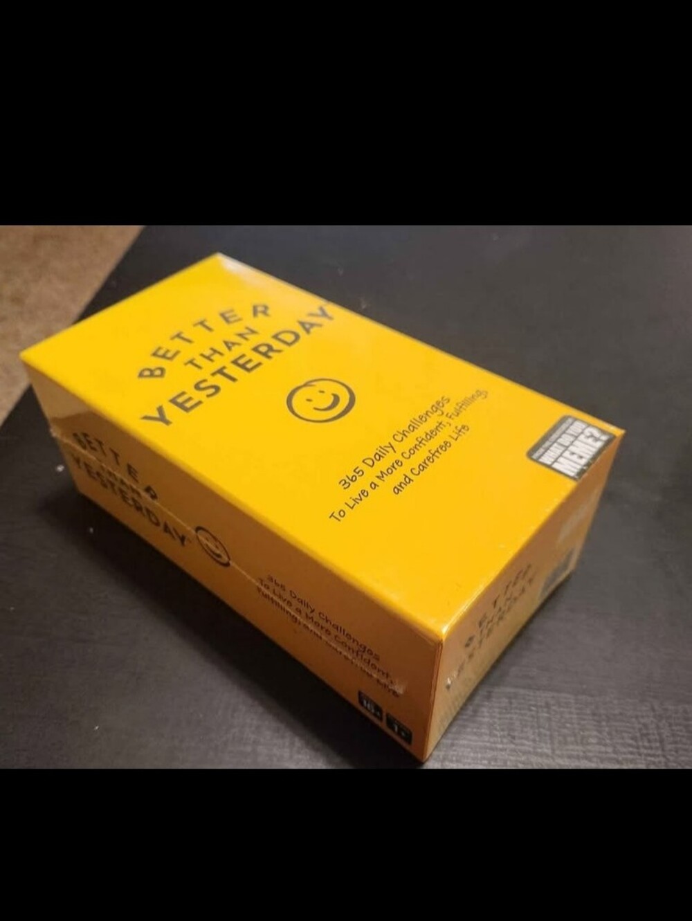 Better Than Yesterday Card Deck - Game Dail Challenges Sealed New Birthday Gift
